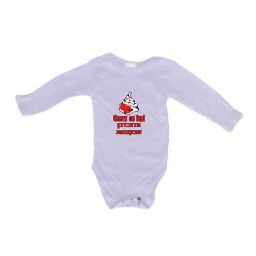 Hebrew/English Baby Onesie - Cherry on Top!