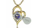 I Love You Heart Pendant By Nano - Gold Plate