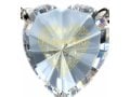 I Love You Heart Pendant By Nano - Silver and Zircon