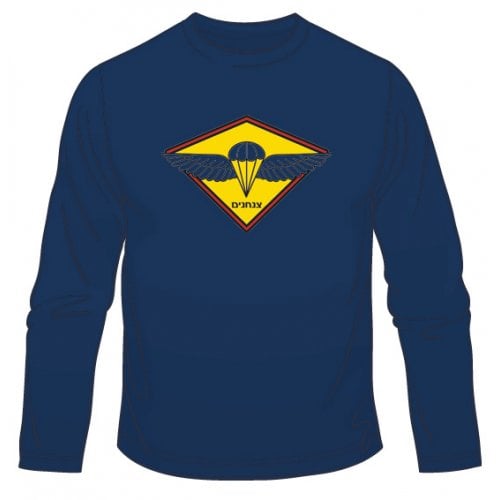 IDF Paratrooper Emblem Long Sleeved T-Shirt