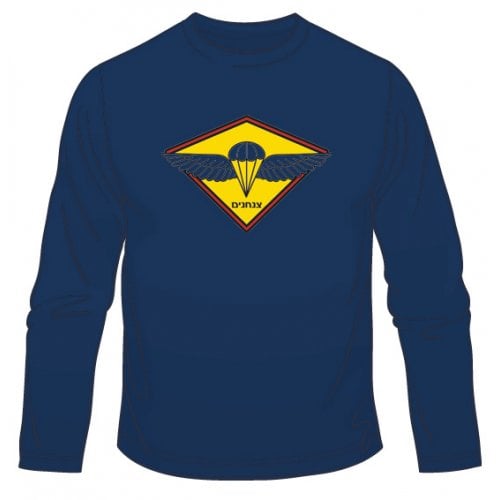 IDF Paratrooper Emblem Long Sleeved T-Shirt