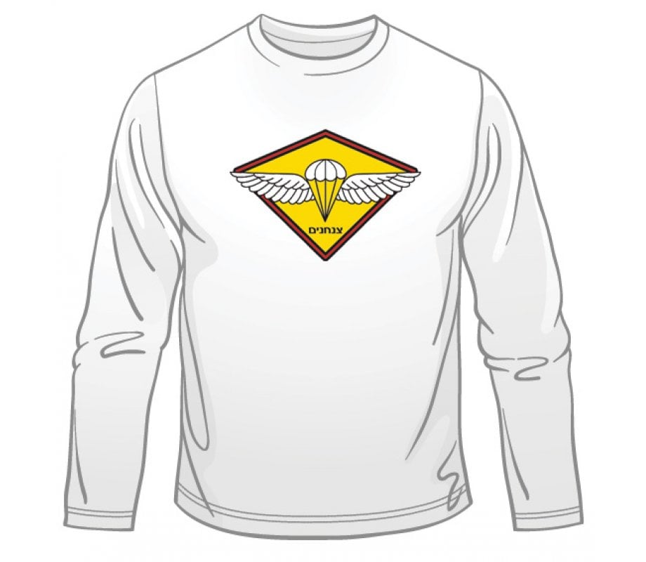 IDF Paratrooper Emblem Long Sleeved T-Shirt
