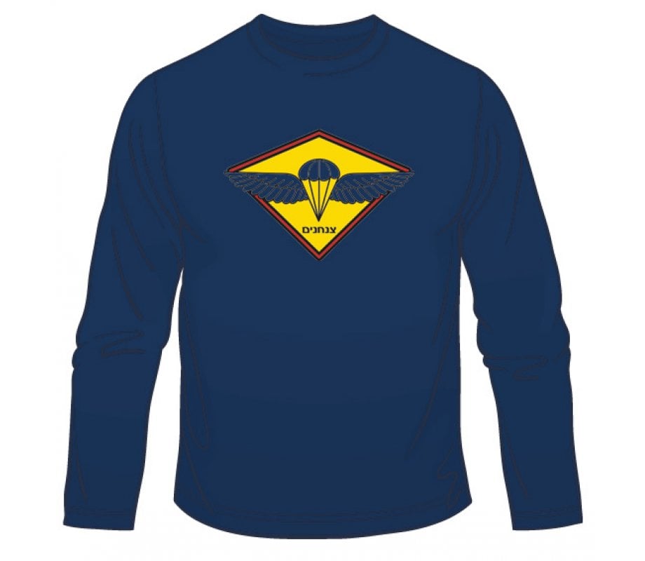 IDF Paratrooper Emblem Long Sleeved T-Shirt
