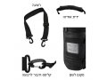 Insulated Tefillin Holder and Weatherproof Tallit Bag - Light Gray Faux Leather