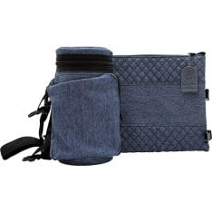 Insulated Weatherproof Tallit and Tefillin Bags  Blue