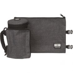 Insulated Weatherproof Tallit and Tefillin Bags  Dark Gray