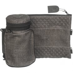 Insulated Weatherproof Tallit and Tefillin Bags  Gray