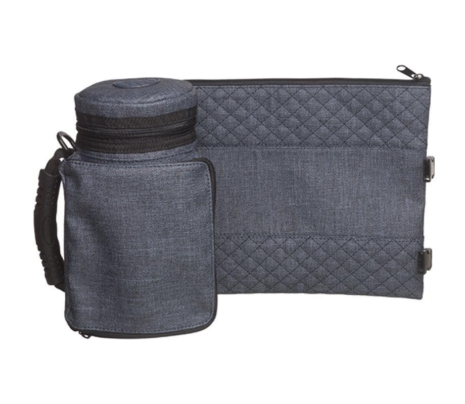 Insulated Weatherproof Tallit and Tefillin Bags – Gray Blue