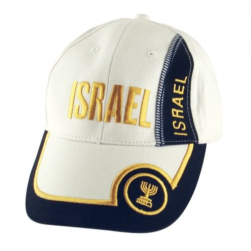 Israel Menorah Cotton Cap