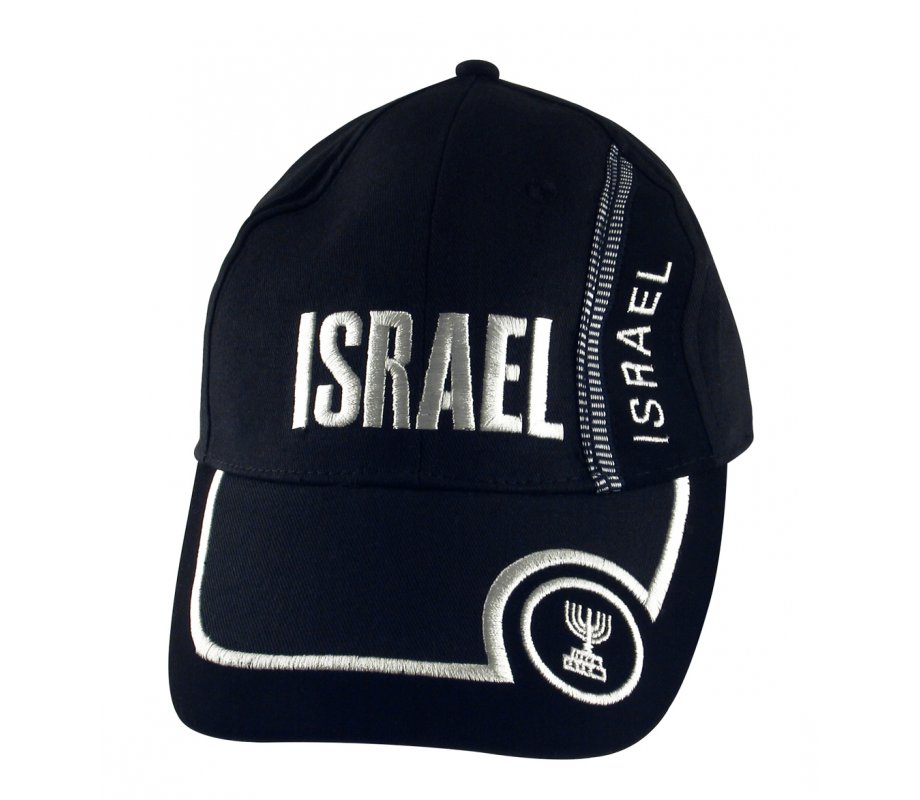 Israel Menorah Cotton Cap