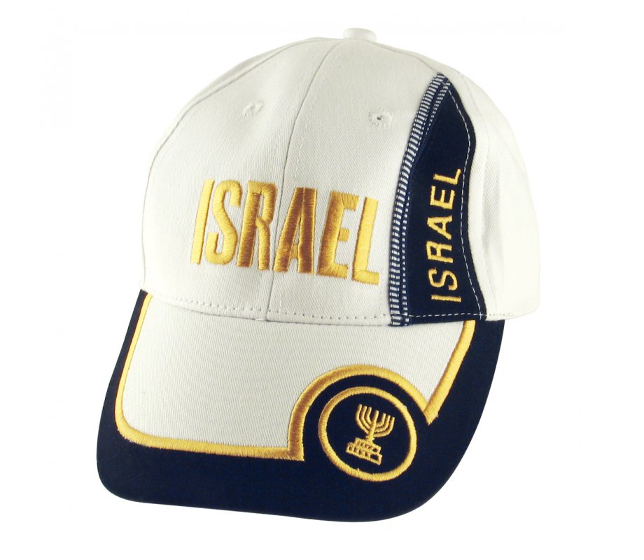 Israel Menorah Cotton Cap