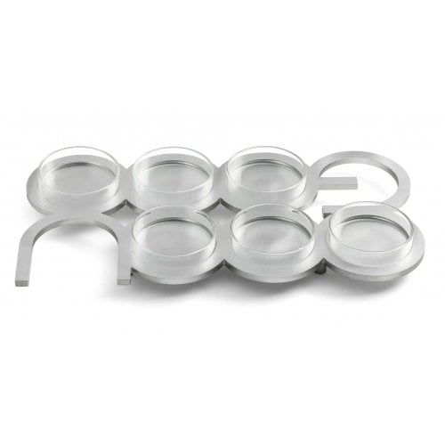 Israel Museum Anodized Aluminum Seder Plate Spelling 