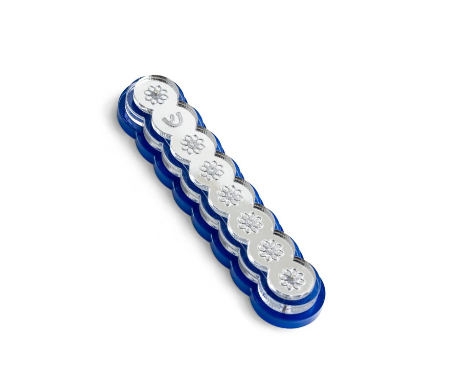 Israel Museum Mezuzah Case, Acrylic and Glass Ancient Retro Design