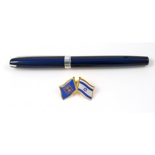 Israel-Knesset Flags Lapel Pin