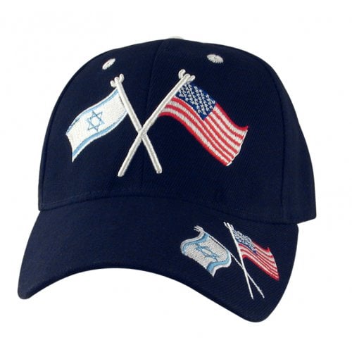 Israel-US Flag Black Cap