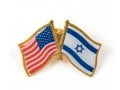 Israel-USA Flags Lapel Pin