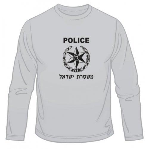 Israeli Police Long Sleeved T-Shirt