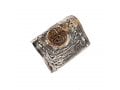 Jerusalem Motif Sterling Silver Yemenite Shofar