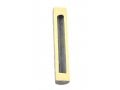 Jerusalem Stone Mezuzah Case with Western Wall Image, Gray and White - 4.3