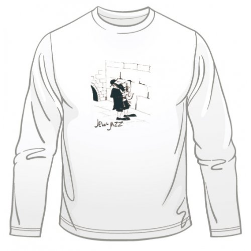 Jew Jazz Long Sleeve T-Shirt | aJudaica.com