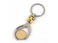 Judaic Keychain with Engraved Jerusalem & Travelers Prayer in Hebrew and English