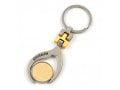 Judaic Keychain with Engraved Jerusalem & Travelers Prayer in Hebrew and English