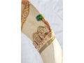 Jumbo Yemenite Hand Painted Shofar - Jerusalem with Olive Tree