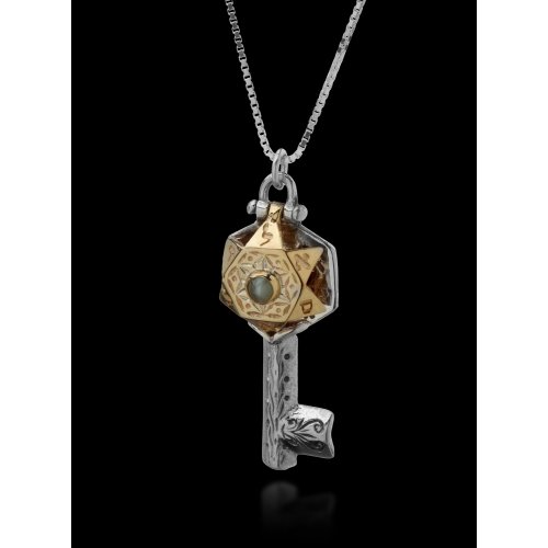 Kabbalah Pendant charm for Prosperity and Success by HaAri Jewelry