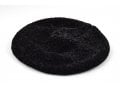 Knitted Women's Snood Beret with Inner Elastic Drawstring - Black