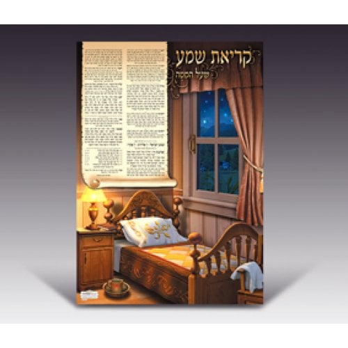 Lamintated Colorful Wall Poster - Nightly Shema Prayer