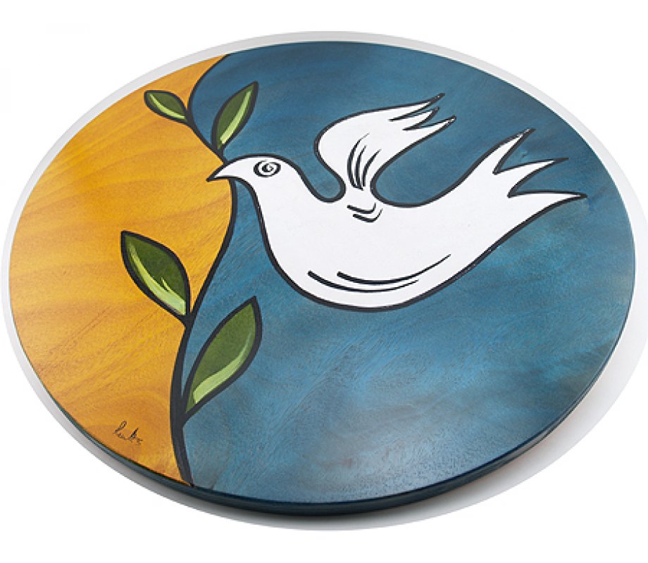 Lazy Susan Dove by Kakadu Art