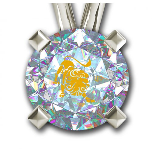 Leo Zodiac Pendant by Nano Jewelry- Silver