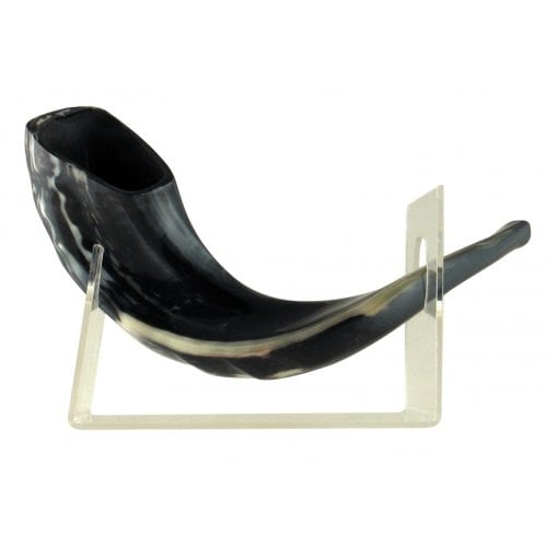 Lucite Shofar Stand - for Small Ram's Horn Shofar of Length till 15 Inches