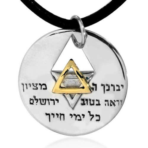 Magen Zion Necklace by HaAri Jewish Jewelry