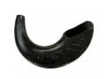 Medium Rams Horn Shofar with Dark Shades  Polished Finish