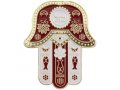 Metal Oriental Hamsa Mazal Magnet in choice of colors