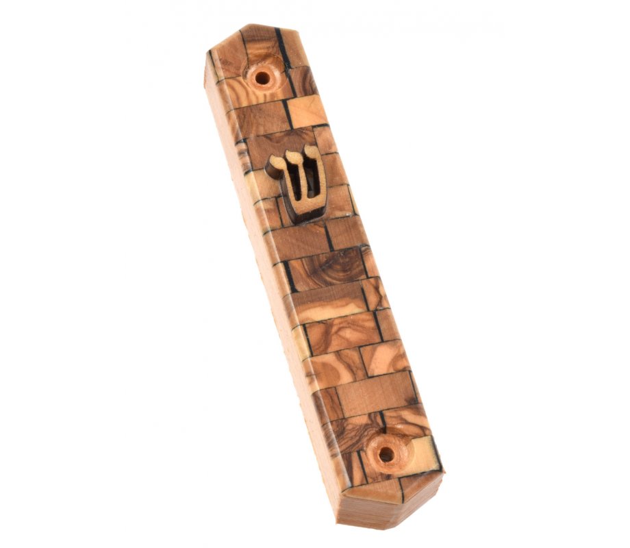 Mezuzah Case Olive Wood from Israel