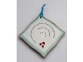 Michal Ben Yosef Ceramic Wall Hanging Home Blessing Diamond Shape - English