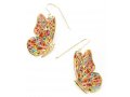 Millefiori Thousand-Flowers Butterfly Earrings