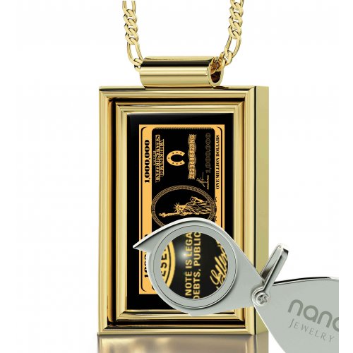 Million Dollars Handsome Framed Pendant For Men