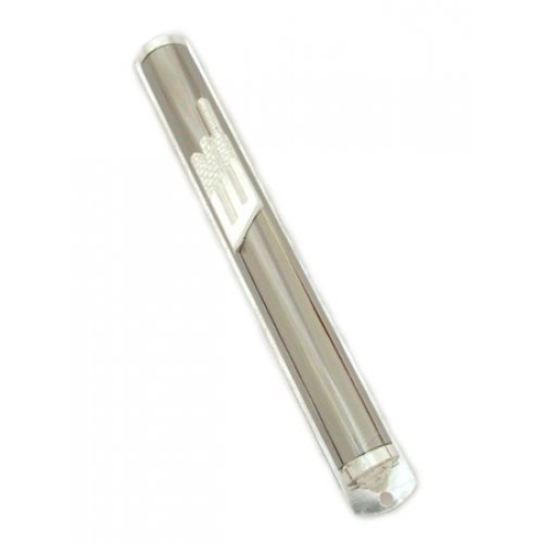 Modern Silver Plated Jerusalem Wall Mezuzah