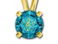 Musical Notes Pendant By Nano Gold - Gold Plate