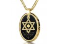 Nano Jewelry Gold Song Of Ascents Star of David Pendant