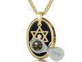 Nano Jewelry Gold Song Of Ascents Star of David Pendant