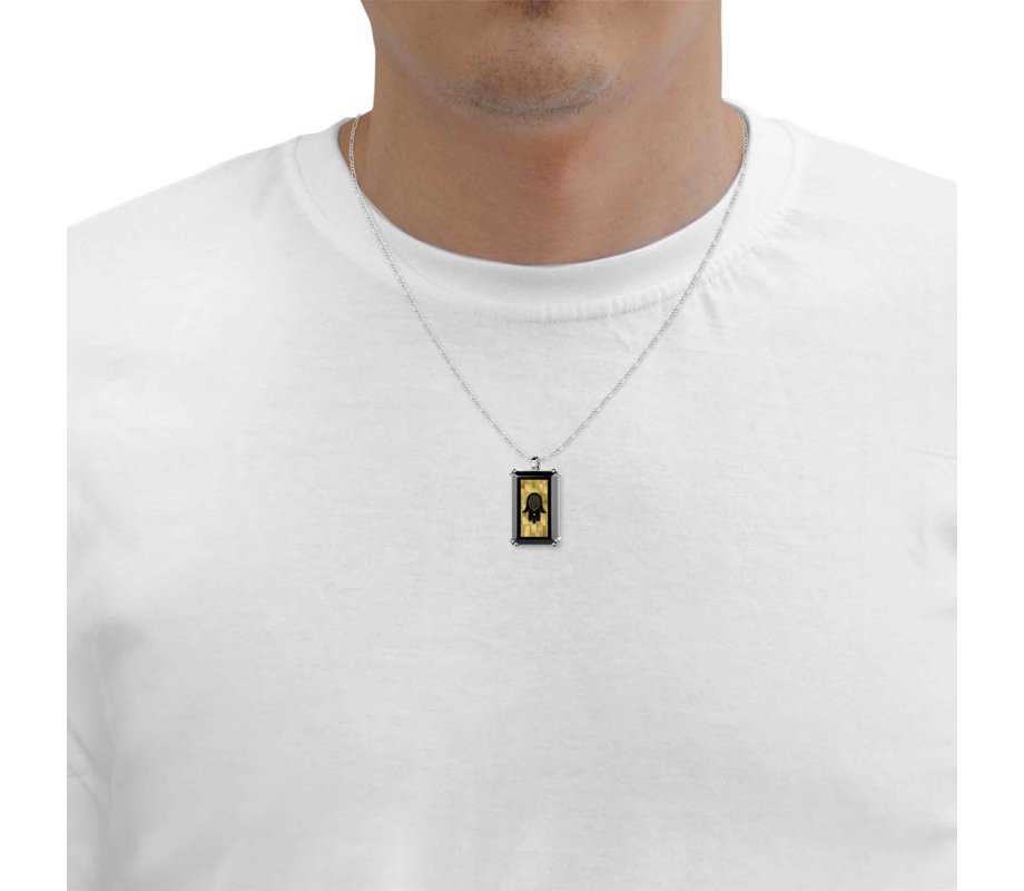 hamsa mens necklace