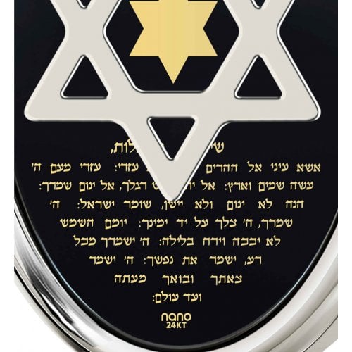 Nano Jewelry Silver Song Of Ascents Star of David Pendant