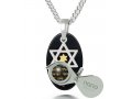 Nano Jewelry Silver Song Of Ascents Star of David Pendant- No Frame