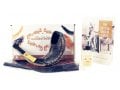 Natural Black Ram's Horn Shofar with Bag and Cleaning Spray Gift Set