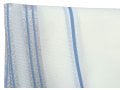 Noam Acrylic Non-Slip Lightweight Tallit Prayer Shawl - Silver and Light Blue Stripes