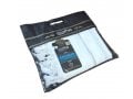 Noam Acrylic Non-Slip Lightweight Tallit Prayer Shawl – Silver and White Stripes